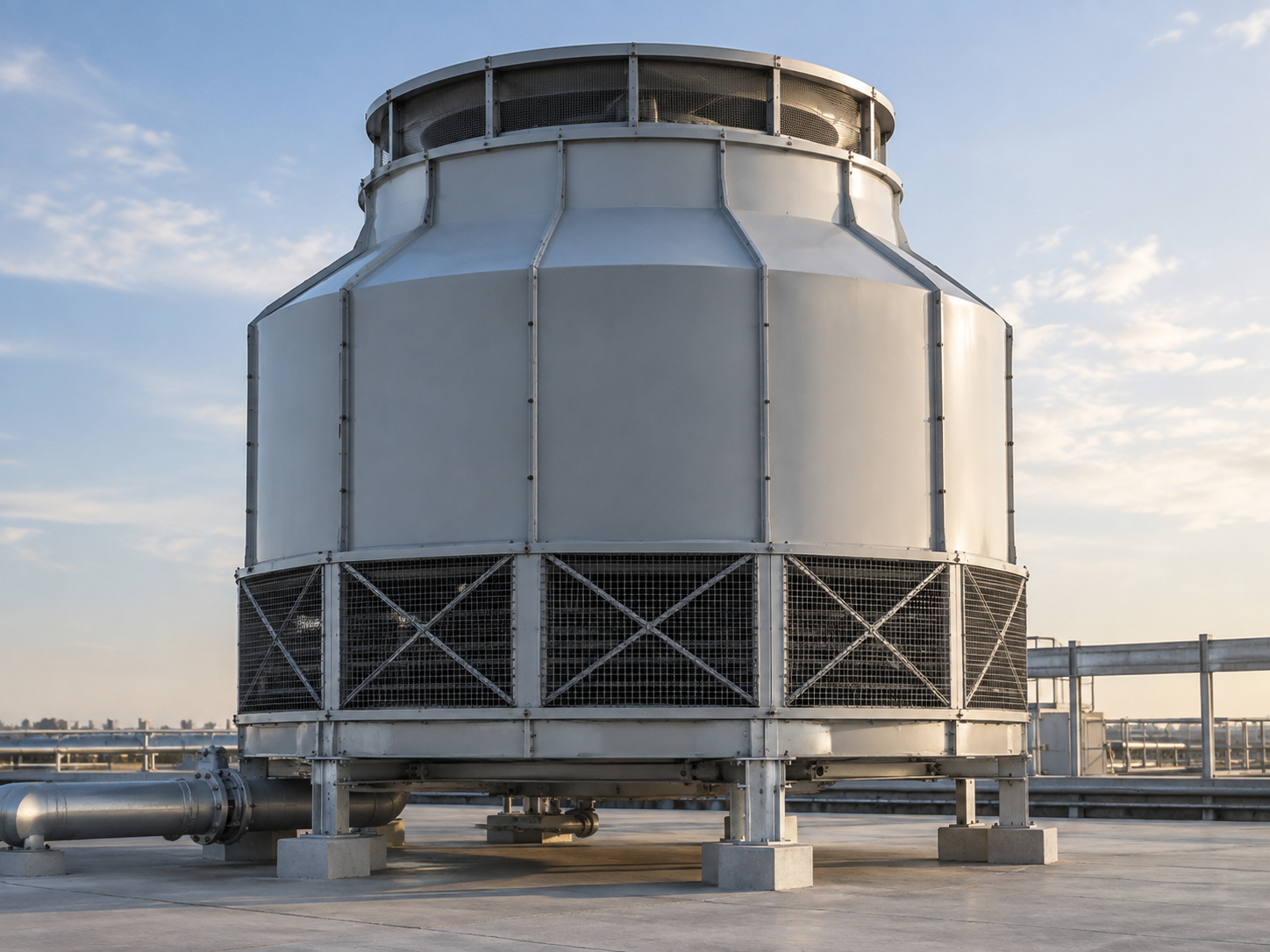 Illustrative package cooling tower